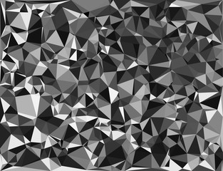 Poster - Tessellating random triangles pattern, background fitting space