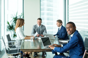 Wall Mural - Meeting