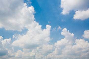 Wall Mural - clouds in the blue sky