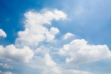 Wall Mural - clouds in the blue sky