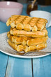 © ADDICTIVE STOCK - Closeup of a delicious waffle