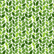 Green leaves pattern. Eco. Seamless decorative template texture with green and beige leaves. Seamless stylized leaf pattern. Vector illustration