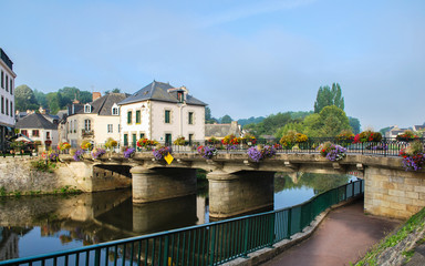  View of french nature and city landscape