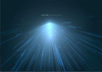 Wall Mural - Abstract geometric technology design element. 