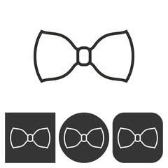 Poster - Necktie - vector icon.