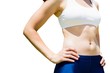 © vectorfusionart - Portrait of sportswoman chest is posing with hands on hips