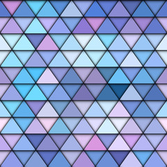 Poster - Abstract seamless triangle pattern. 