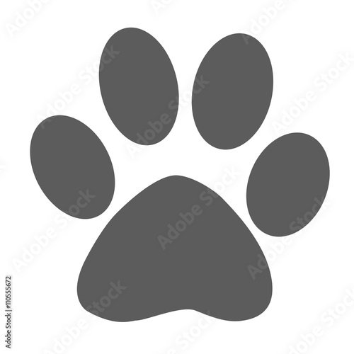 Pfotenabdruck Hund Adobe Stock
