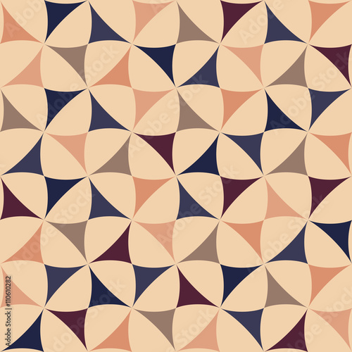 Tapeta ścienna Wektor nowoczesne bezszwowe kolorowy wzór geometrii, kolor streszczenie tło geometryczne, Poduszka wielobarwny druk, tekstury retro, projektowanie mody hipster