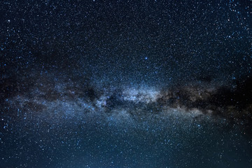 Wall Mural - clearly milky way galaxy found in russia at night
