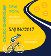 cycling competition or race poster. 