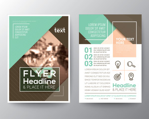 Wall Mural - Vector Brochure Flyer design Layout template