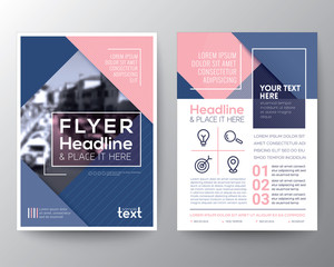 Wall Mural - Vector Brochure Flyer design Layout template