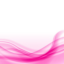 Abstract Pink Wavy Background Vector