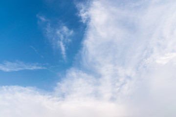 Wall Mural - blue sky and clouds in sunny day