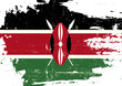 Kenya scratched Flag