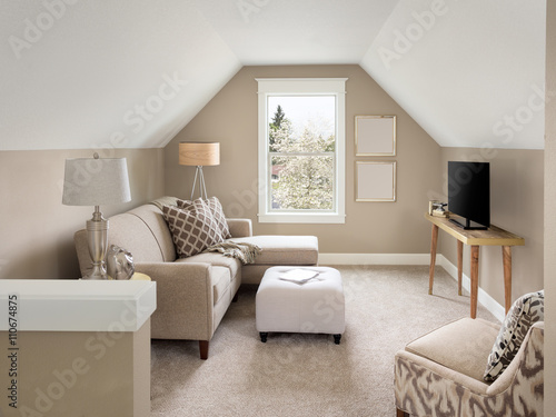 Beautiful Small Living Room Interior And Loft In New Home This Beautiful Small Living Room Interior And Loft In New Home