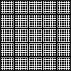 Wall Mural - polka dots and square seamless pattern. simple retro background. retro repeat graphic style. abstrac