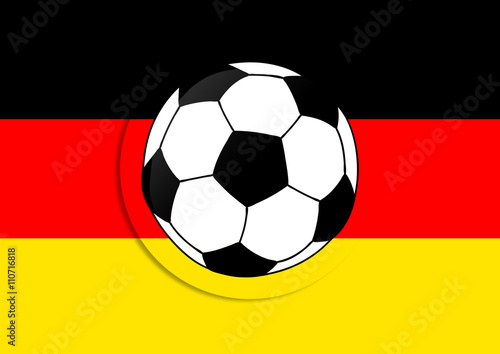Deutschland Flagge mit Fussball - kaufen Sie diese ...
