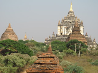 Temples in Bagan, Land of Pagoda, Myanmar