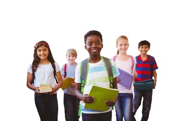 Wall Mural - Composite image of children posing together