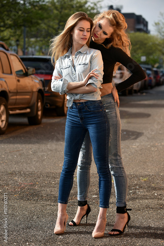 sexy girls wearing jeans