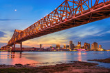 Fototapeta Mosty linowy / wiszący - New Orleans Bridge