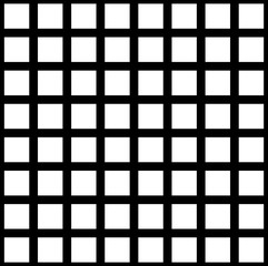 Fototapete - Simple monochrome grid, mesh pattern. Seamlessly repeatable.