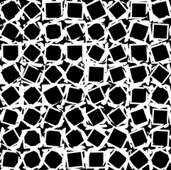 Fototapete - Chaotic background. Chaotic geometric background with random sca