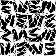 Fototapete - Chaotic background. Chaotic geometric background with random sca