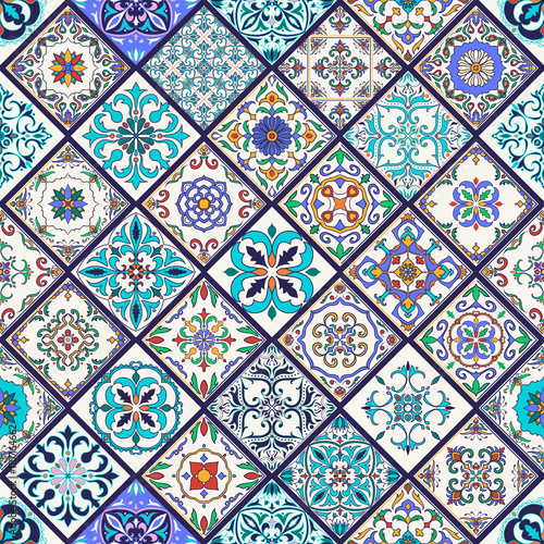 Naklejka dekoracyjna Wektorowa tekstura - patchwork