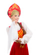 © stas_80 - beautiful  smiling caucasian girl in russian folk costume