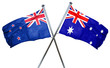 © Argus - New zealand flag  combined with australian flag