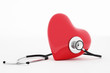 3D rendering stethoscope and heart
