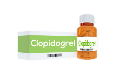 Clopidogrel Medication concept