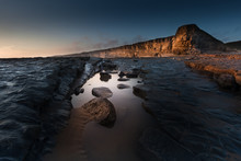 Nash Point Rock Pool
The Heritage Coast, South Wales, Which Features A 'Welsh Sphinx' Like Cliff Face