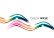 © antishock - Abstract color wave design element
