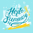 © MNaniti - Hello Summer typographic grunge card