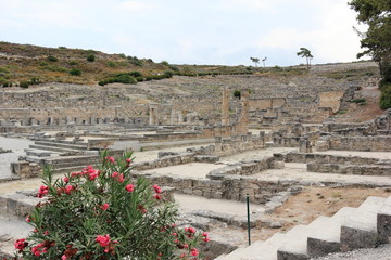 The ancient city of Kameiros (Kamiros), Rhodes, Greece.