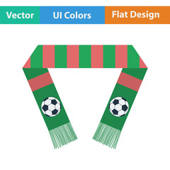 Sticker - Football fans scarf icon