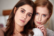 © Connect Images - Portrait of two beautiful young women