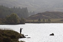 Man Fishing, Lock Kemp, Whitebridge, Scotland