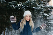 © Connect Images - Girl grinning with excitement at snow