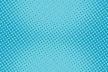 Wall Mural - retro comic blue background raster gradient halftone