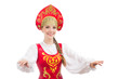 © stas_80 - beautiful  smiling russian girl in folk costume