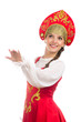 © stas_80 - beautiful  smiling russian girl in folk costume