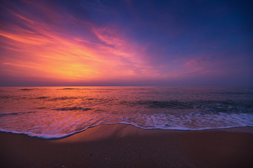 Beautiful cloudscape over the sea