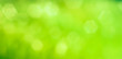 Green abstract background with bokeh hexagonal shape