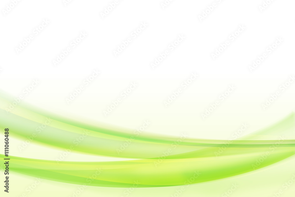 abstract green color curve waves background Stock Illustration | Adobe ...