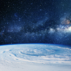 Wall Mural - planet earth clouds. some elements of this image furnished by na